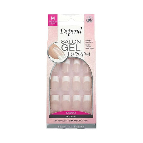 Buy Depend Nail Salon Gel Nude Medium Sq Online - Kulud Pharmacy