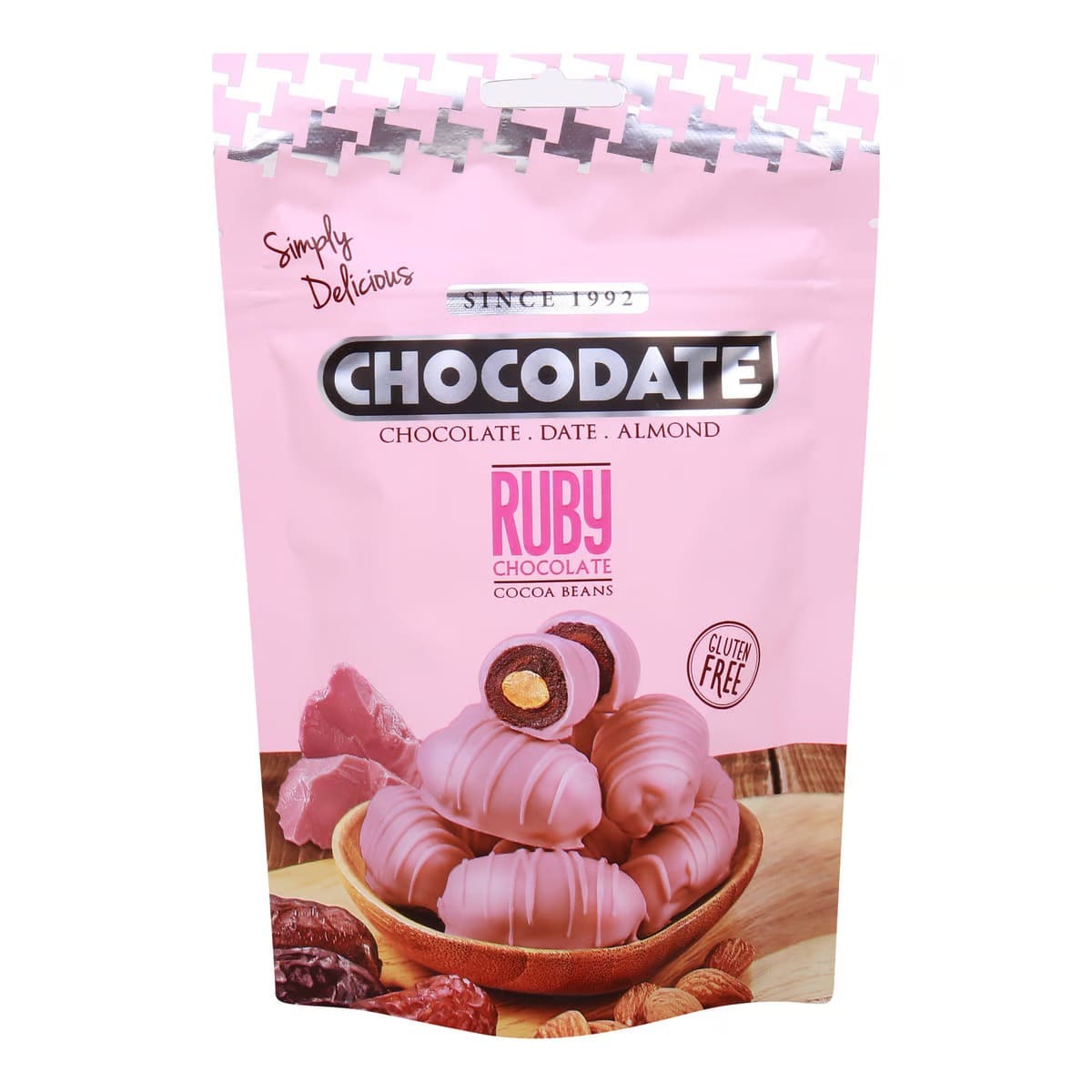 Chocodate Ruby 90G | Healthy Chocolate Chocodate Ruby 90G | Healthy Chocolate