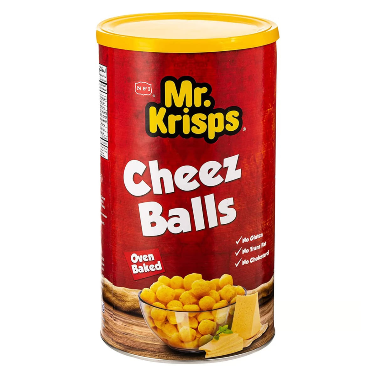 Mr. Krisps Cheese Ball Can 80Gm | Organic Chips Mr. Krisps Cheese Ball Can 80Gm | Organic Chips
