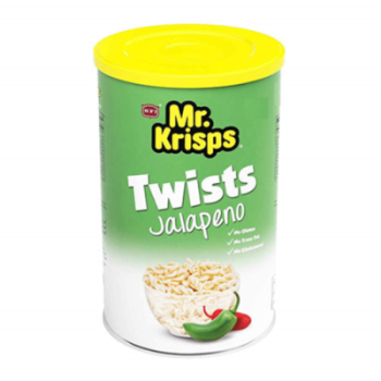 Mr. Krisps Twists Jalapeno Cans 65g | Organic Chips Mr. Krisps Twists Jalapeno Cans 65g | Organic Chips