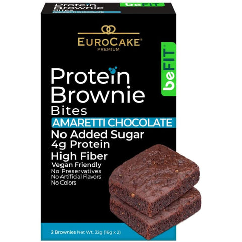 Euro Cake Premium Befit protein Brownie Amaritte Chocolate 32g