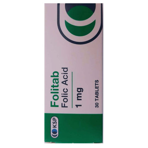 Buy Folitab 1Mg Tab 30`S 30TAB Online - Kulud Pharmacy