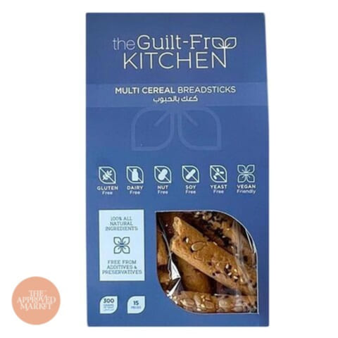 The Guilt Free Kitchen Multi Cereal Breadsticks Gluten Free 300g