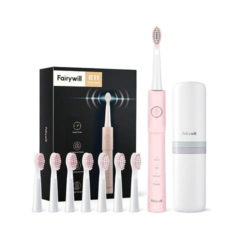 Buy Fairywill Electric Tooth Brush Pink E11-P Online - Kulud Pharmacy