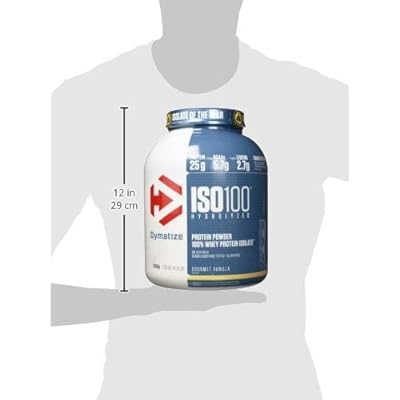 Dymatize Iso100 Whey Protein Powder Isolate 5 Lbs Vanilla 5LB