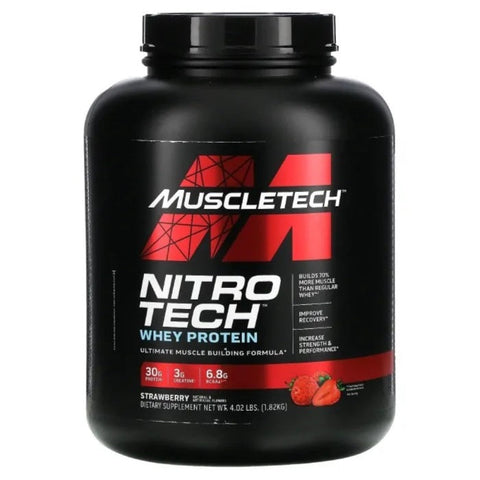 Muscletech Performance Series Nitro Tech Strawberry 4Lbs