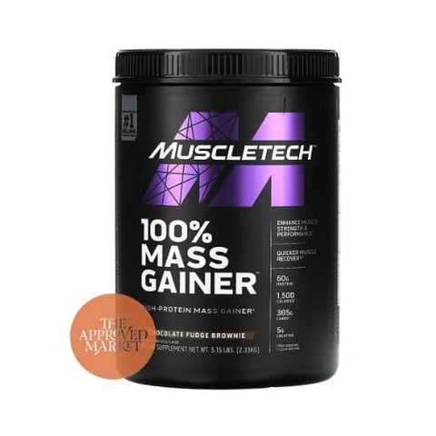 Muscletech 100% Mass Gainer Chocolate Fudge Brownie 5.5Ibs