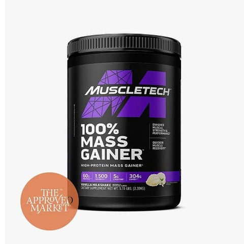 Muscletech 100% Mass Gainer Vanilla Milkshake 5.15Lbs