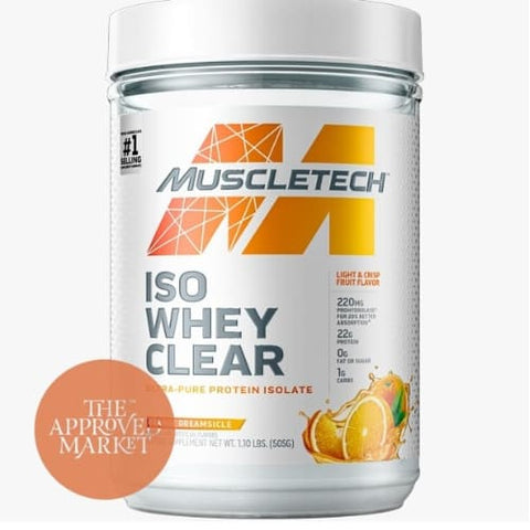 Muscletech Iso Whey Clear Orange Dreamsicle 505G