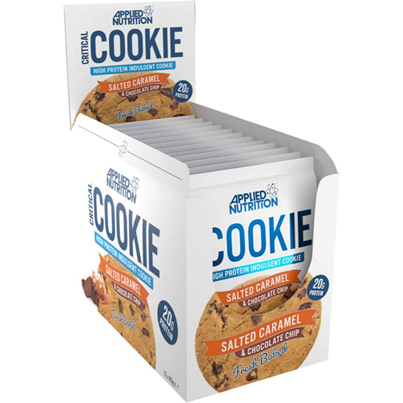 Applied Nutrition Critical Cookie Salted Caramel & Chocolate Chip | Protein Snacks