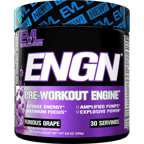 Buy Evl Engn Pre Workout Engine Furious Grape 249Gm 249GM Online - Kulud Pharmacy