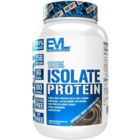 Buy Evl Isolate Protein Double Rich Chocolate 726Gm 726GM Online - Kulud Pharmacy