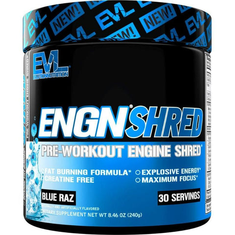 Buy Evl Engn Pre Workout Engine Blue Raspberry 255Gm 255GM Online - Kulud Pharmacy