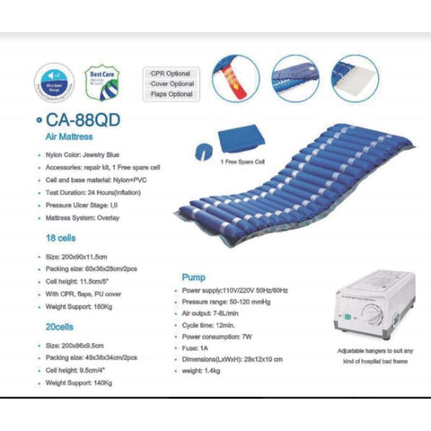 Buy Air Mattress Nylon Blue Ca 88QD Online - Kulud Pharmacy