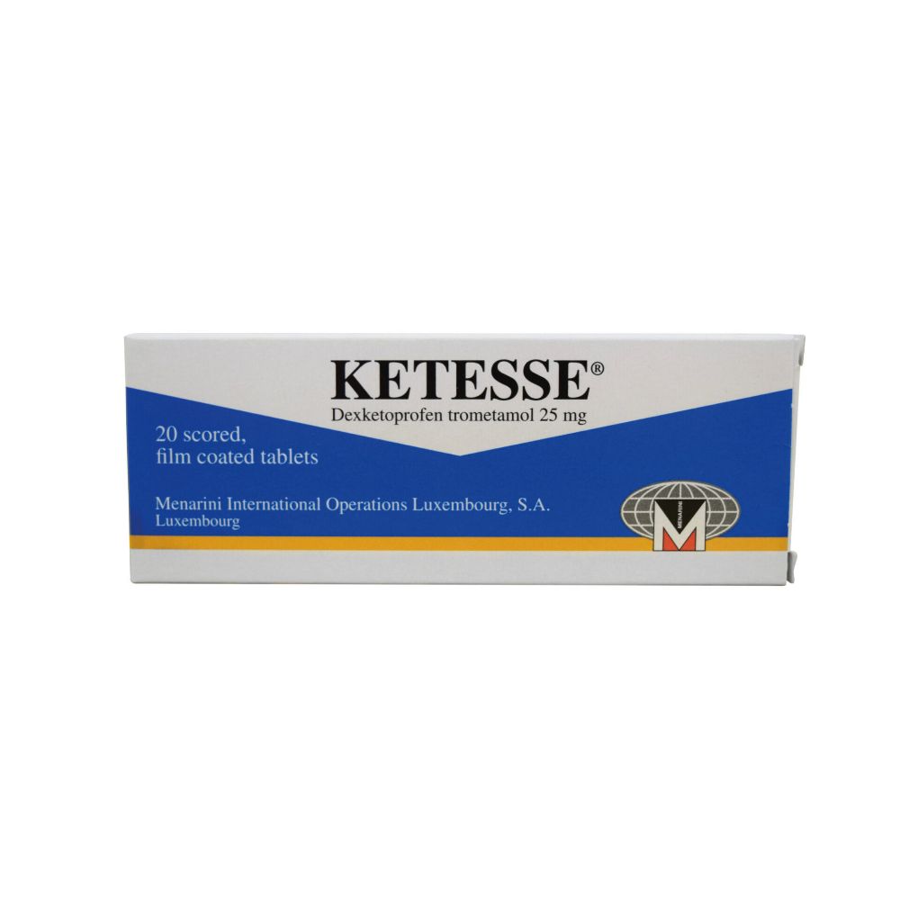 Ketesse 25Mg 20TAB | Kulud Pharmacy