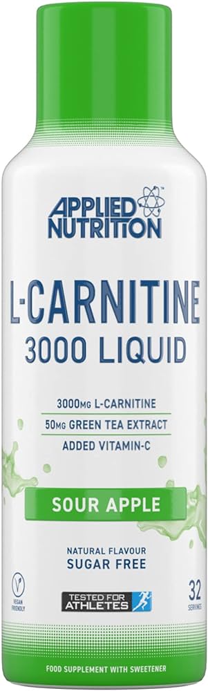 Applied Nutrition L - Carnitine Liquid 3000 Sour Apple 480Ml