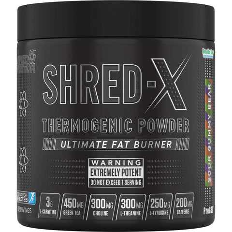 Applied Nutrition Shred X 300G Sour Gummy Bear