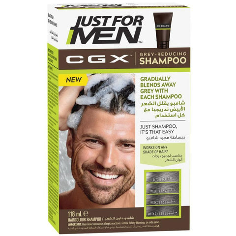 Buy Just For Men Cgx Hair Colour Shampoo 1KT Online - Kulud Pharmacy