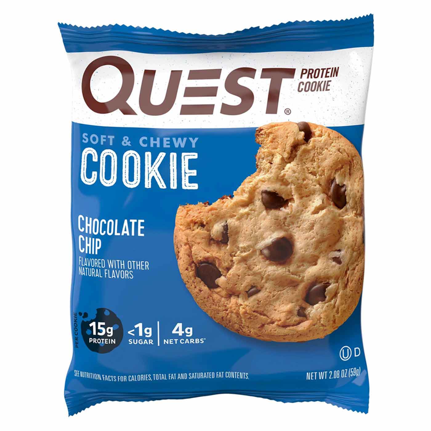 Quest Protein Cookie Choc Chip 59GM | Protein Snacks Quest Protein Cookie Choc Chip 59GM | Protein Snacks