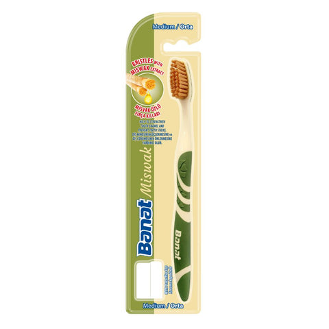 Buy Banat Misvak Toothbrush Medium 1PC Online - Kulud Pharmacy