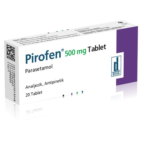 Buy Pirofen 500Mg 20 Tablets 20TAB Online - Kulud Pharmacy