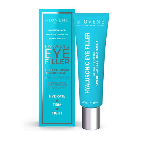 Buy Biovene Hyaluronic Eye Filler Ultra Plumping Eye Treatment W Uva + Uvb Filters 30ML Online - Kulud Pharmacy