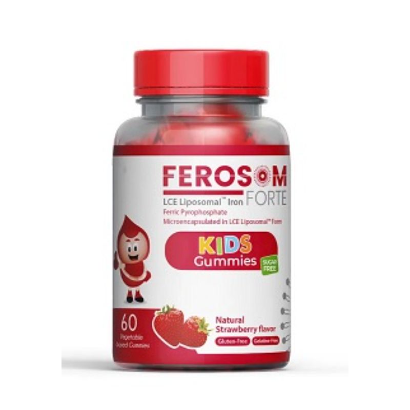 Ferosom Forte Kids 60 Gummies 60PC | Iron Ferosom Forte Kids 60 Gummies 60PC | Iron