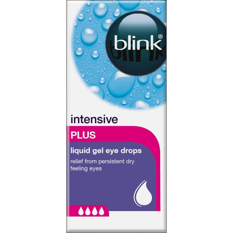 Buy Blink Intensive Plus Liquid Gel Eye Drops 10Ml 10ML Online - Kulud Pharmacy