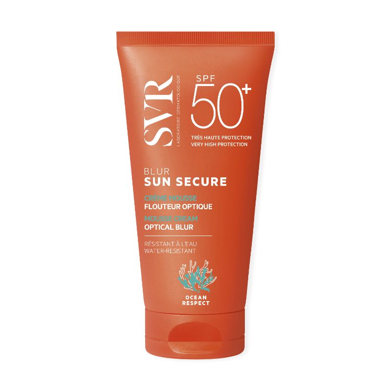 كريم الوجه الشمسي بدون عطر SVR Sun Secure Blur SPF50+ 50 مل | واقي شمس كريم الوجه الشمسي بدون عطر SVR Sun Secure Blur SPF50+ 50 مل | واقي شمس