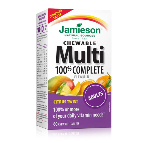 Buy Jameison Chewable Multivitamin 100% Complete 60TAB Online - Kulud Pharmacy