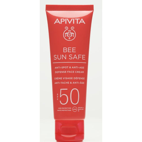 Buy Apivita Sun A-Spot&A-Age Spf50 50ML Online - Kulud Pharmacy