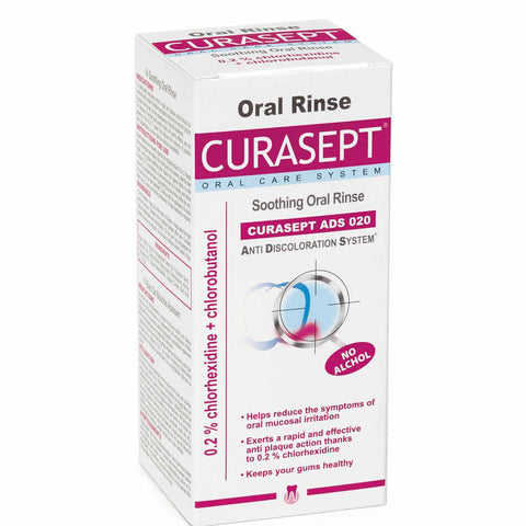 Buy Curasept Ads Soothing Line Mouthwash (Chlorexidine 0.20) 200ML Online - Kulud Pharmacy