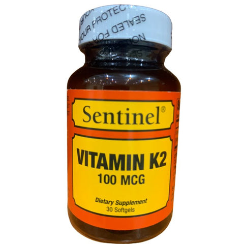 Buy Sentinel Vitamin K2 100Mg 30CAP Online - Kulud Pharmacy