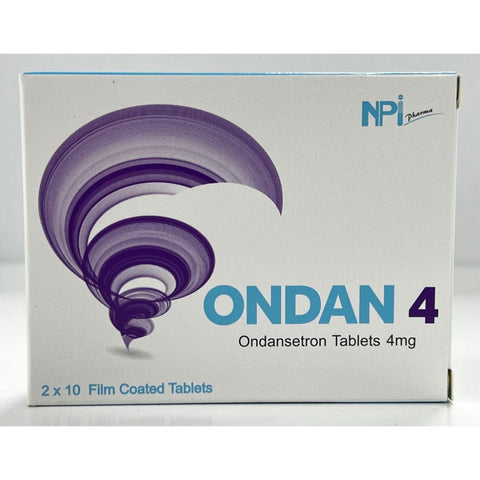 Buy Ondan 4Mg 20TAB Online - Kulud Pharmacy