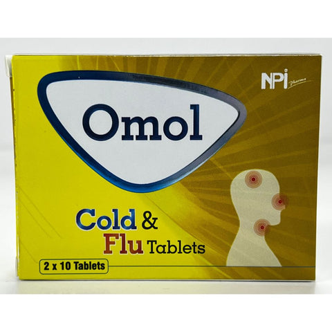 Buy Omol Cold And Flu 20TAB Online - Kulud Pharmacy