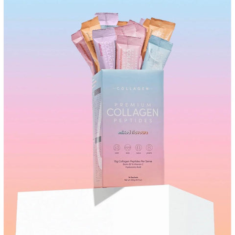 Buy Premium Collagen Peptides Mixed Flavour Sachet 14PC Online - Kulud Pharmacy