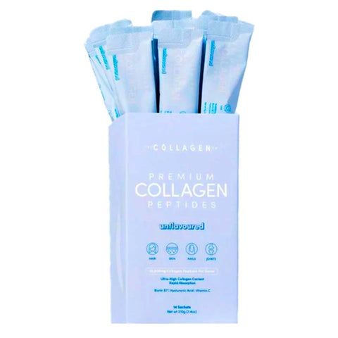 Premium Collagen Peptides Unflavoured Sachet 14PC