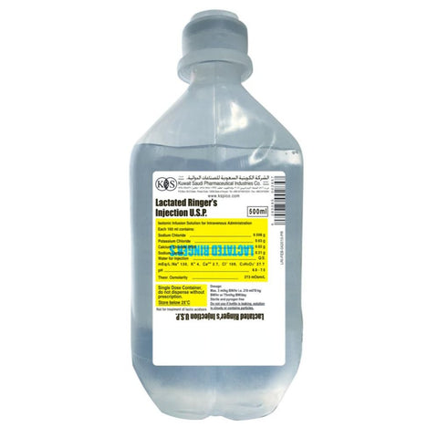 Ksp Lactated Ringer`S Injection 500ML