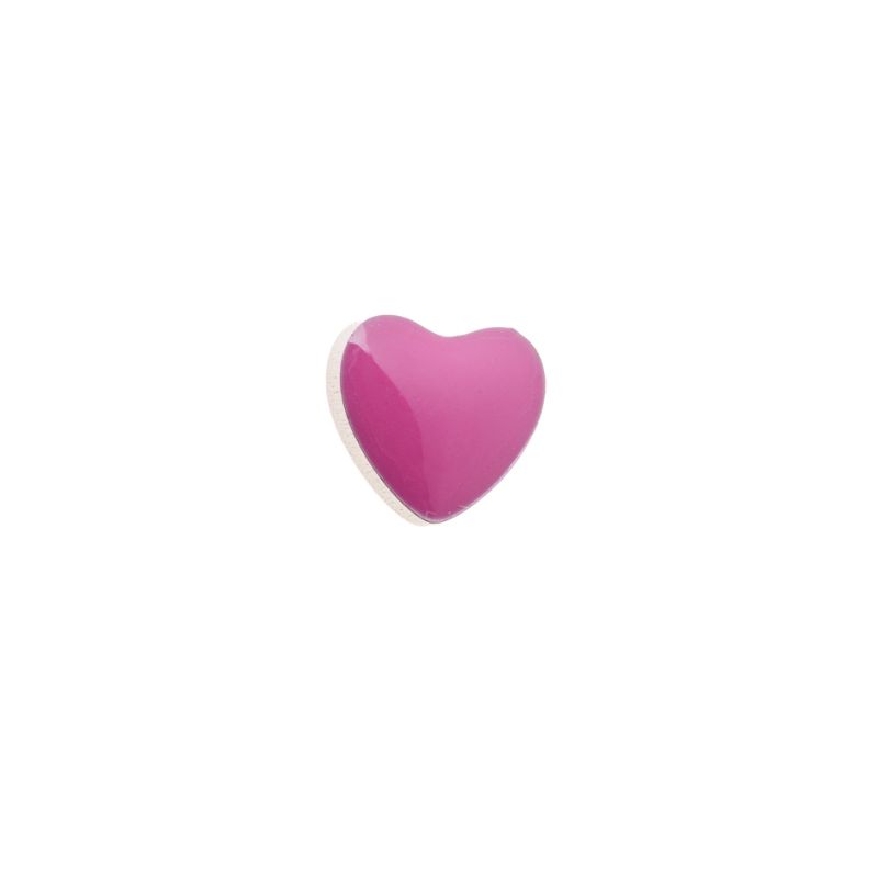 Borghetti Earrings Orecchino Cuore Bombato Acciaio Rosa 1PAIR | Ear Studs Borghetti Earrings Orecchino Cuore Bombato Acciaio Rosa 1PAIR | Ear Studs