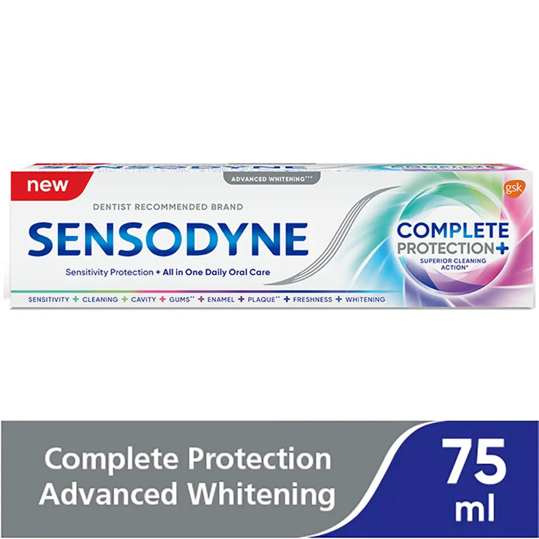 Sensodyne Complete Protection+ Whitening Toothpaste 75ML | Kulud Pharmacy