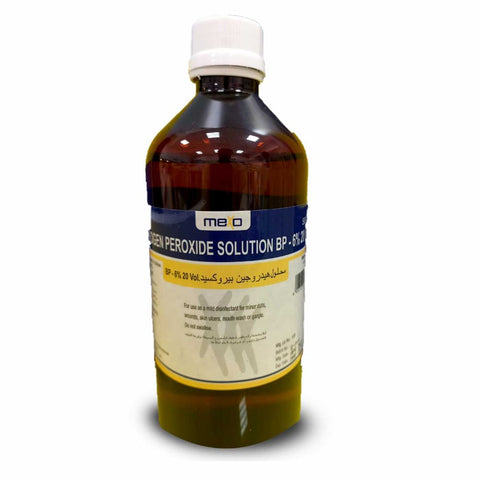 Buy Mexo Hydrogen Peroxide 6% 500ML Online - Kulud Pharmacy