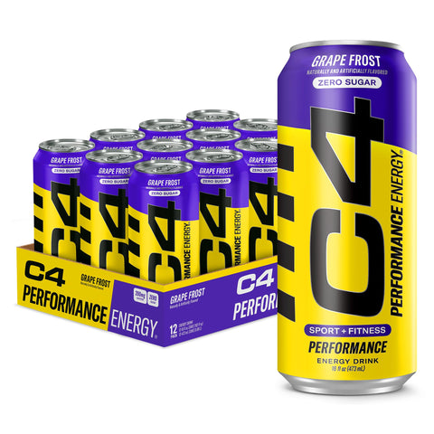 Buy C4 Energy Drink Zero Sugar 473 Ml Purple Frost Online - Kulud Pharmacy