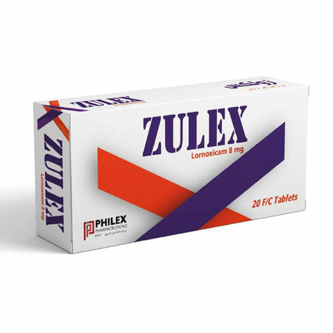 Buy Zulex 8Mg 20TAB Online - Kulud Pharmacy