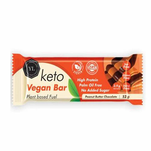 Youthful Living Keto Vegan Bar Choco Peanut Butter 52GM