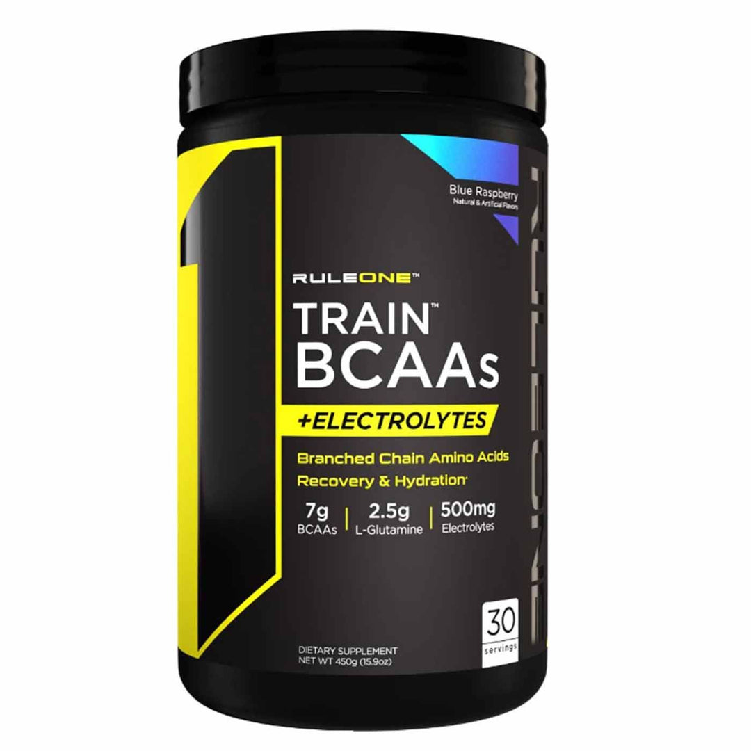 Rule 1 Train Bcaas 30 Serv Blue Raspberry 450GM | Kulud Pharmacy
