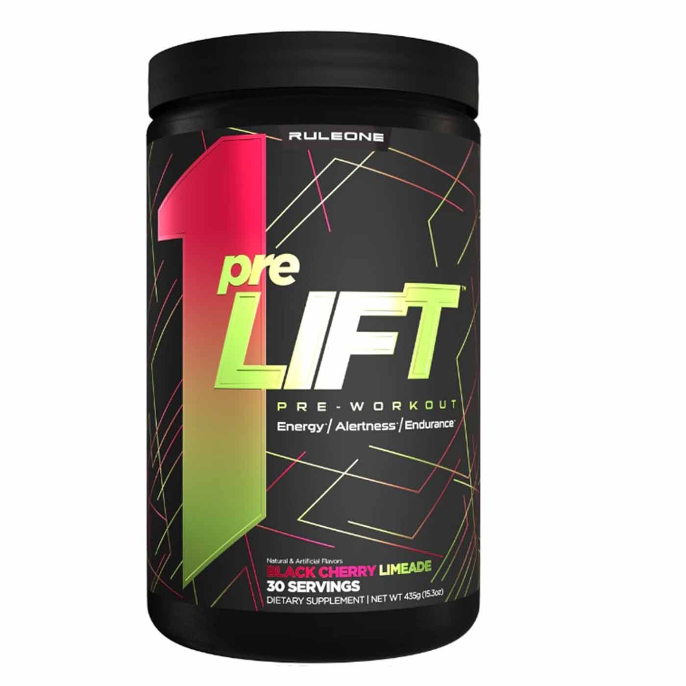Rule 1 preLIFT, Pre-Workout, Black Cherry Limeade, 15.3 oz (435 g) | Pre-Workouts Rule 1 preLIFT, Pre-Workout, Black Cherry Limeade, 15.3 oz (435 g) | Pre-Workouts