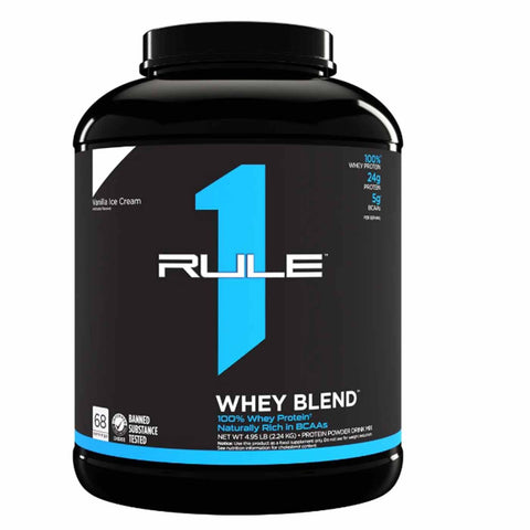 Rule 1 Whey Blend 68 Serv Vanilla Ice Cream