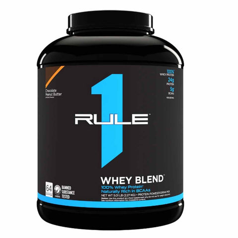 Rule 1 Whey Blend 66 Serv Chocolate Pb