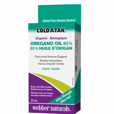 Buy Webber Naturals Cold A Tak Oregano Oil 80% 30CAP Online - Kulud Pharmacy