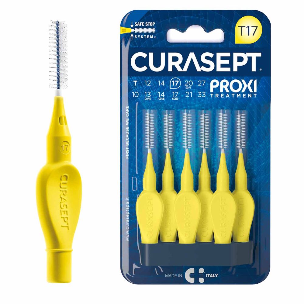Curasept Proxi T17 Yellow Interdent 6PC | Toothpastes Curasept Proxi T17 Yellow Interdent 6PC | Toothpastes